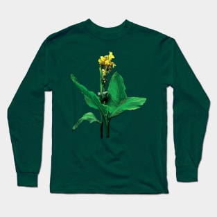 Cannas - Yellow Canna Long Sleeve T-Shirt